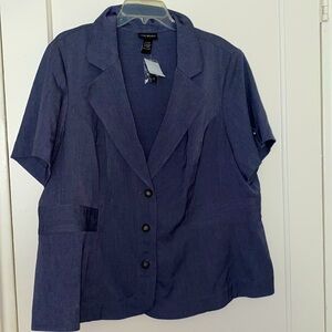 NWT Lane Bryant gray blazer size: 22W/ 24W